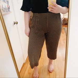 J Jill gingham cropped pant